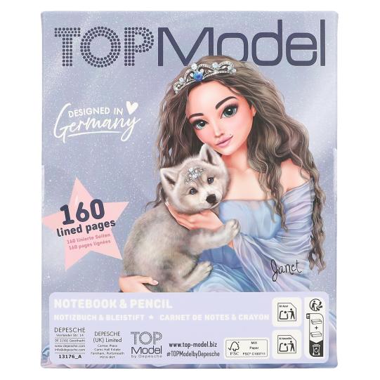 TOPModel Notebook & Pencil