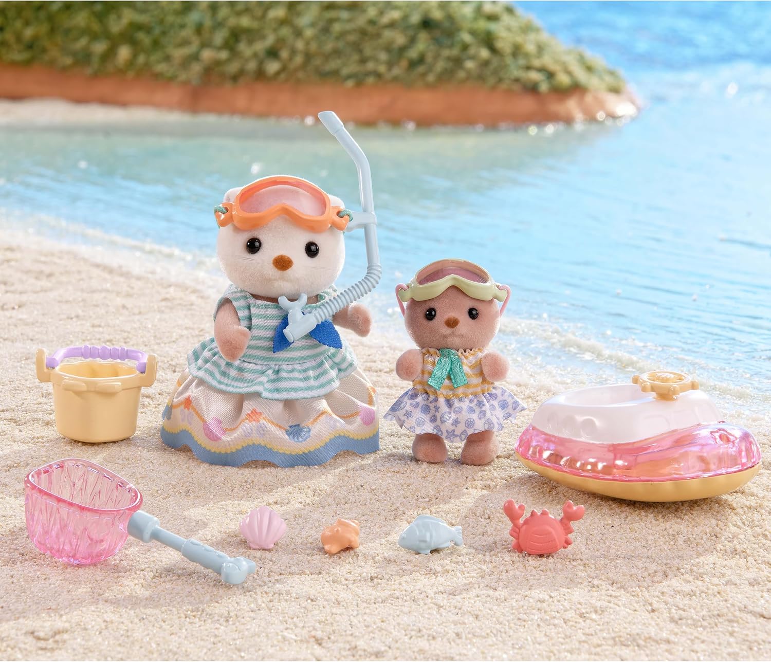 Sylvanian Sea Otter Sisters-Splashy Snorkel Set