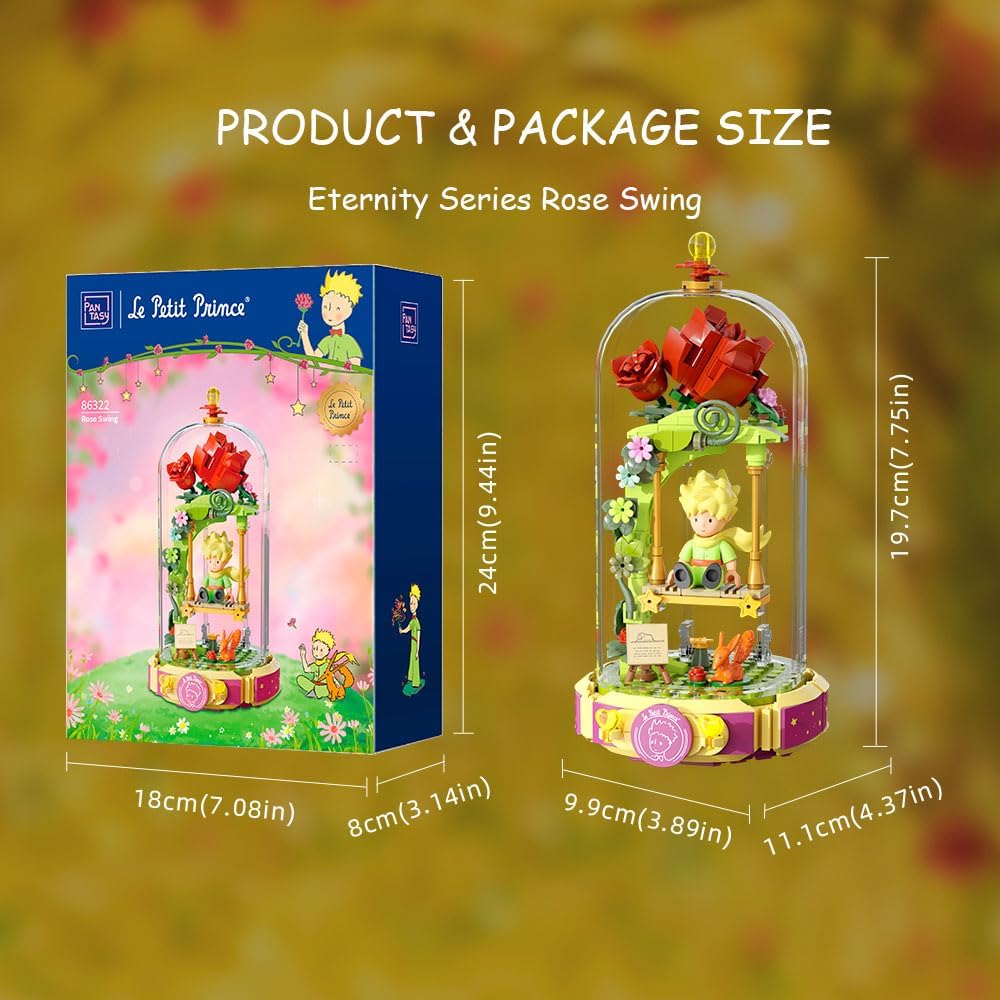 Le Petit Prince Rose Swing Construction Set