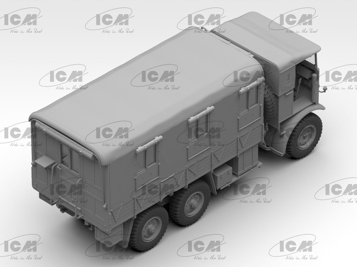 Montys Office Caravan 1:35 Scale Kit