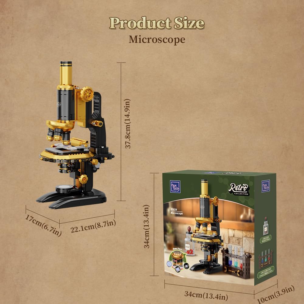 Pantasy Retro Collection: Microscope Brick Set