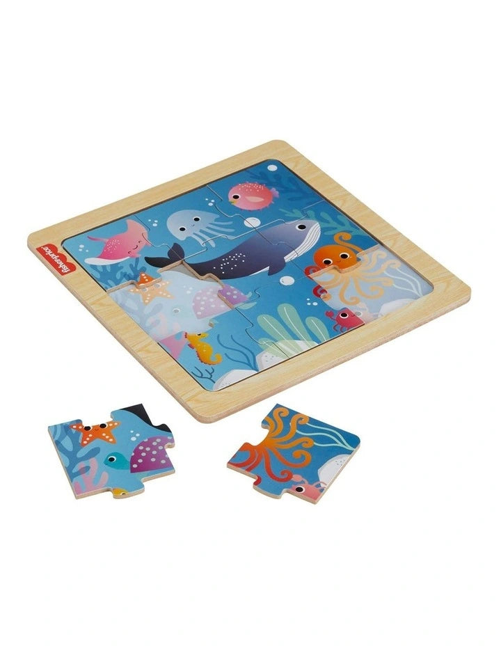 Fisher Price Wooden Jigsaw Puzzle Assortment