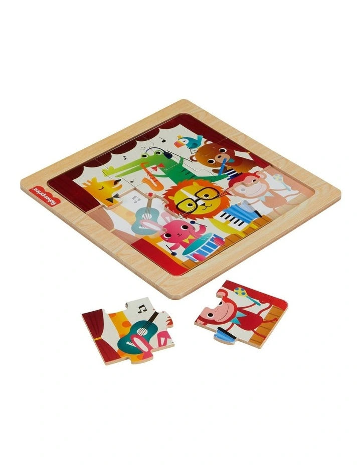 Fisher Price Wooden Jigsaw Puzzle Assortment