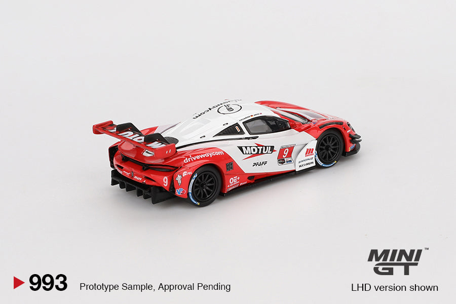 Mini GT McLaren 720S GT3 Evo Pfaff Motorsports 2024 IMSA Laguna Seca 1:64 Die Cast