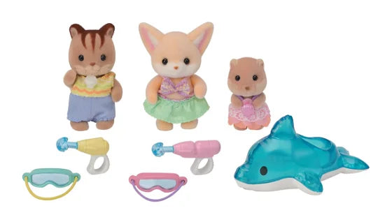 Sylvanian Nursery Friends -Pool Fun Trio