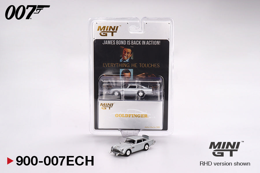 Mini GT Aston Martin DB5 Goldfinger 1:64 Die Cas