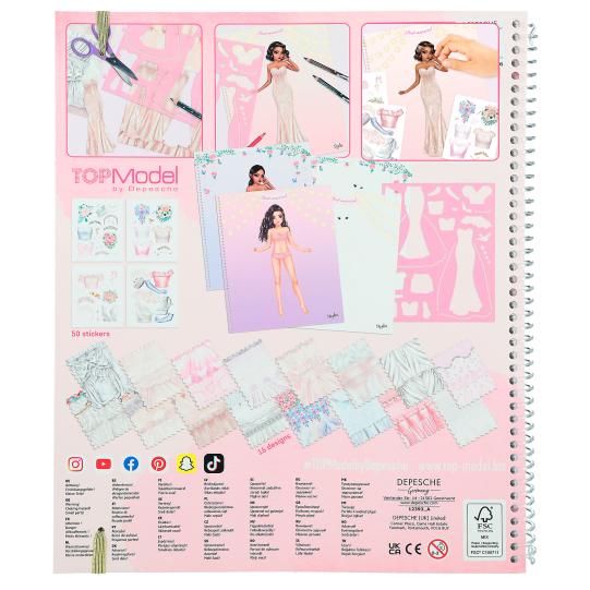 TOPModel Create your Wedding Special Colouring Boo