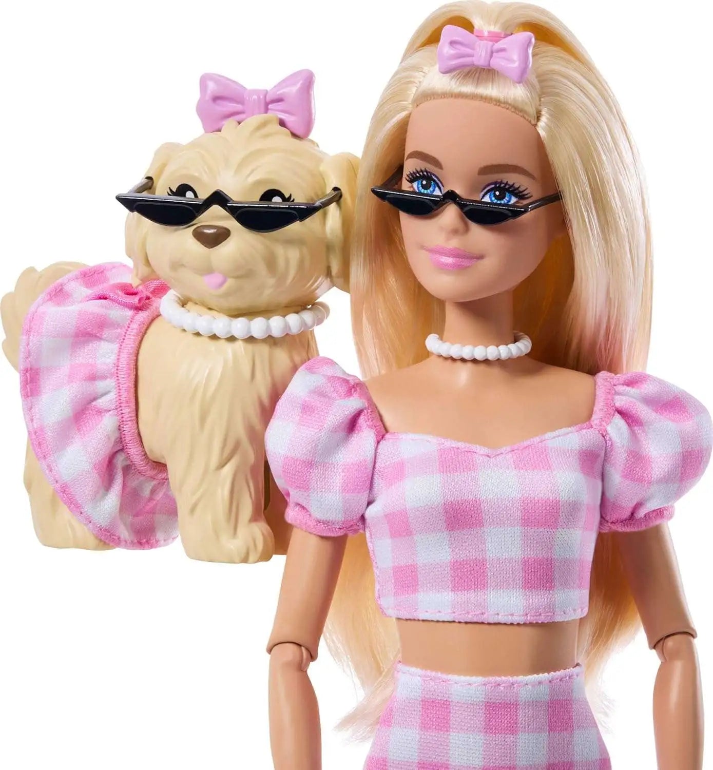Barbie Twinning Looks Fashion Doll & Puppy