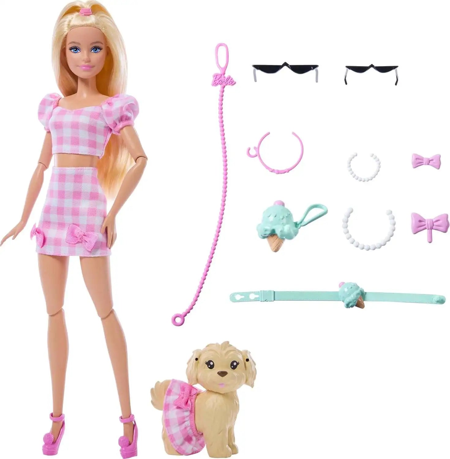 Barbie Twinning Looks Fashion Doll & Puppy