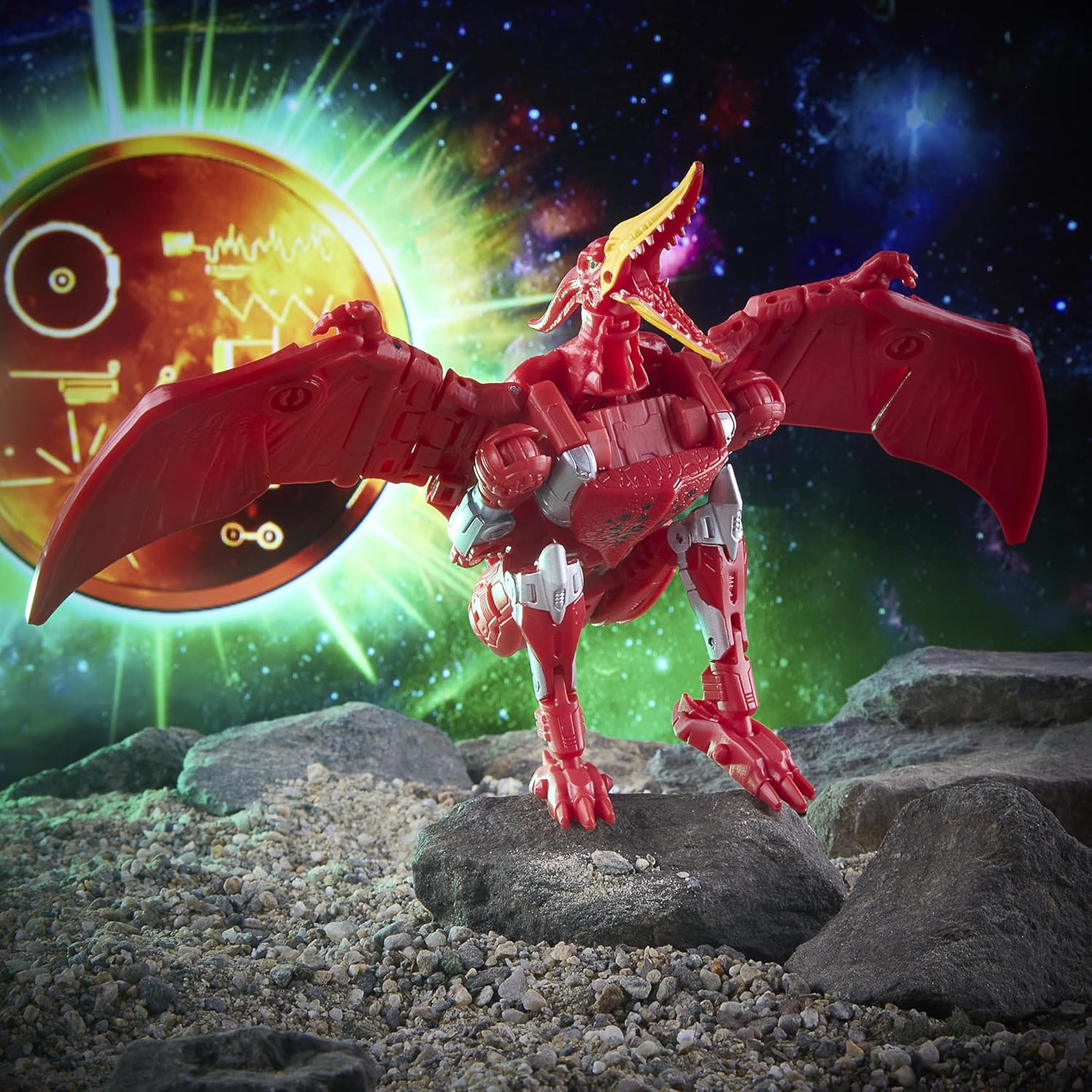 Transformers Kingdom of Cybertron Trilogy Terrorsaur Golden Disk Collection