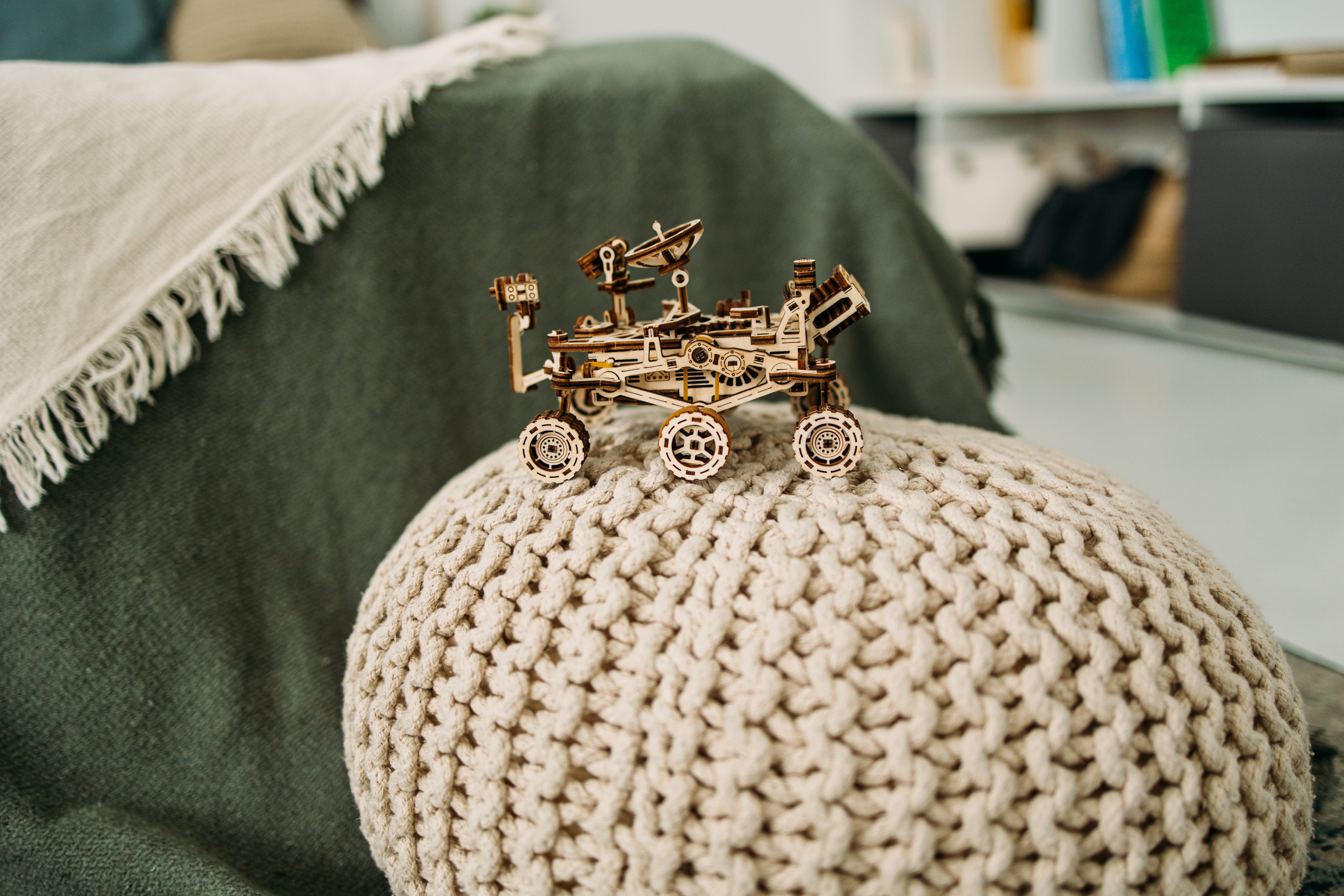 Wood Trick Mars Rover 3D Puzzle Set