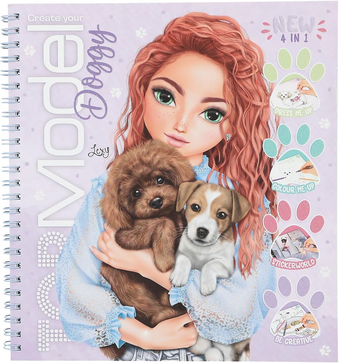 Create Your TOPModel Doggy Colouring Book