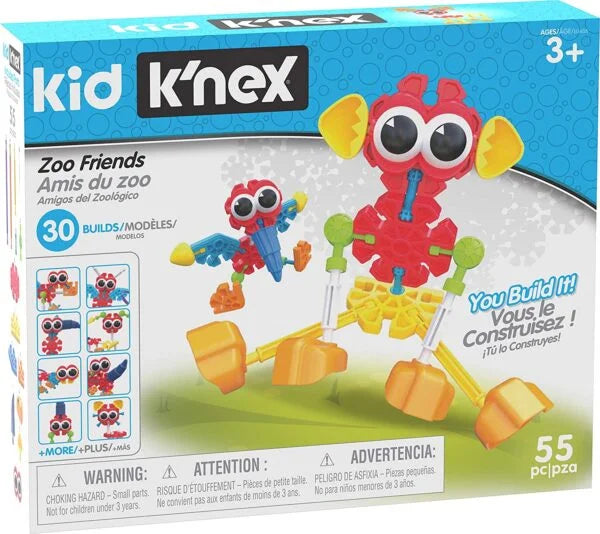 Knex Zoo Friends 30 Model Building Set