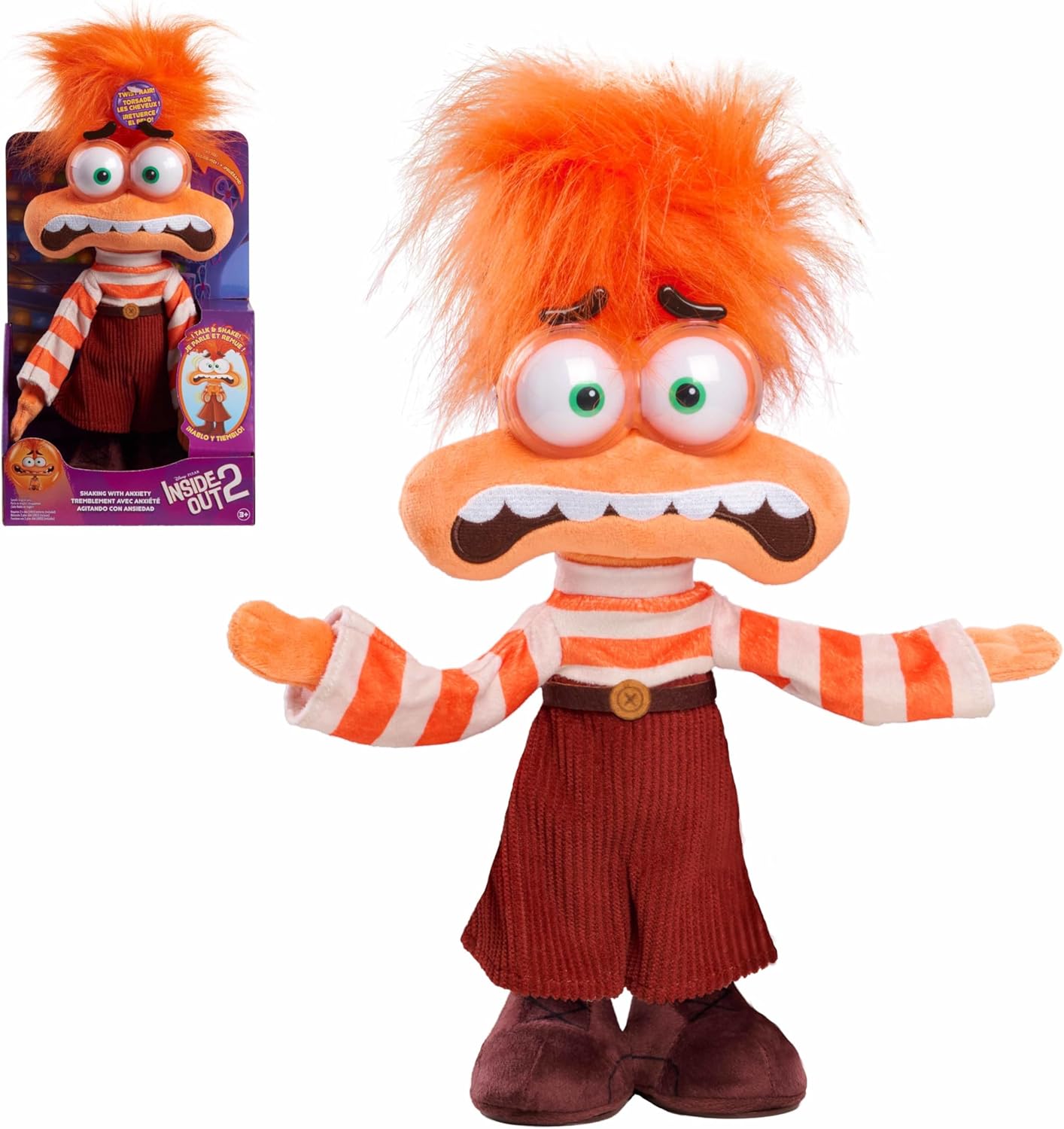 Inside Out 2 Shaking with Anxiety Feature Plush