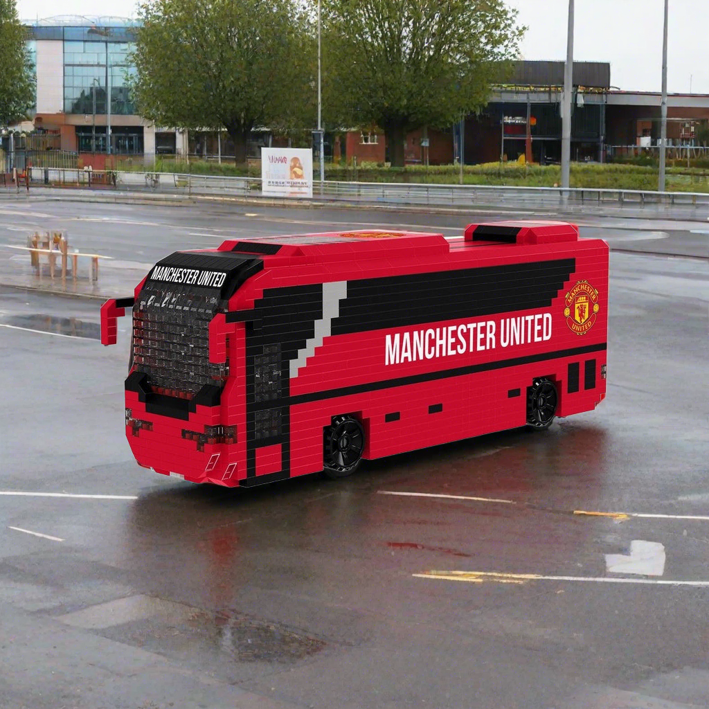 3D Man Utd Team Coach Construction Set