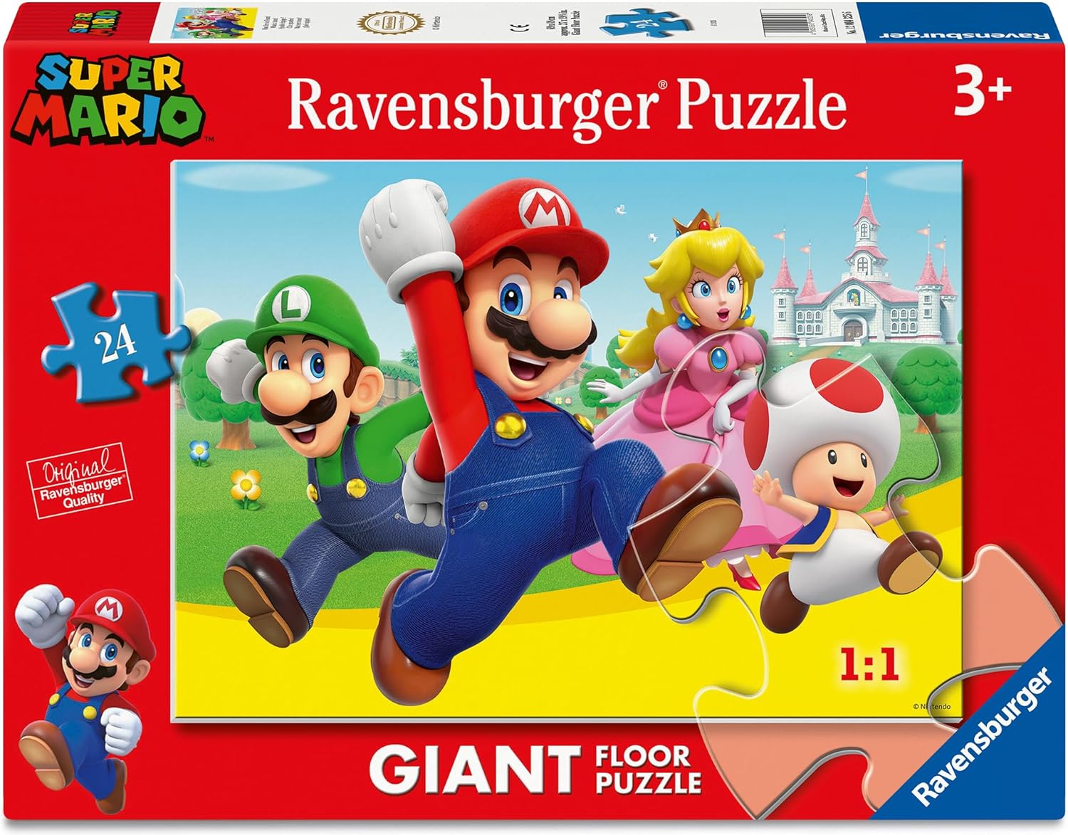 Super Mario Giant 24 Piece Floor Puzzle