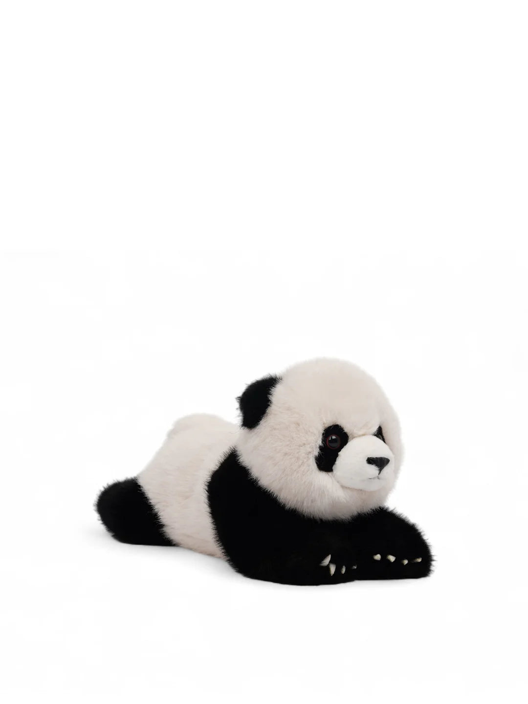 Peng Laying Panda Black & White Plush Toy