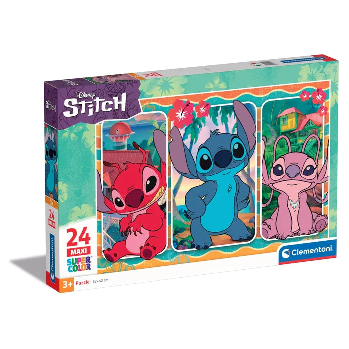 Clementoni Disney Stitch 24 Maxi Piece Jigsaw