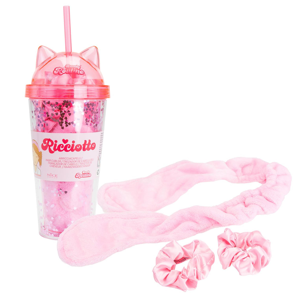 Beauty Routine - Hair Curler & Drinks Tumbler