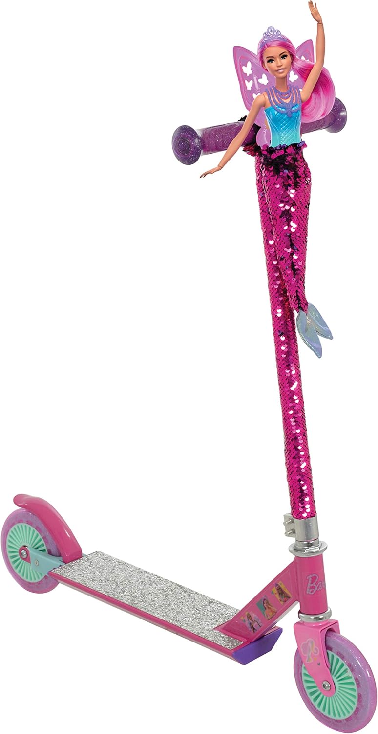 Barbie Mermaid Folding In Line Scooter