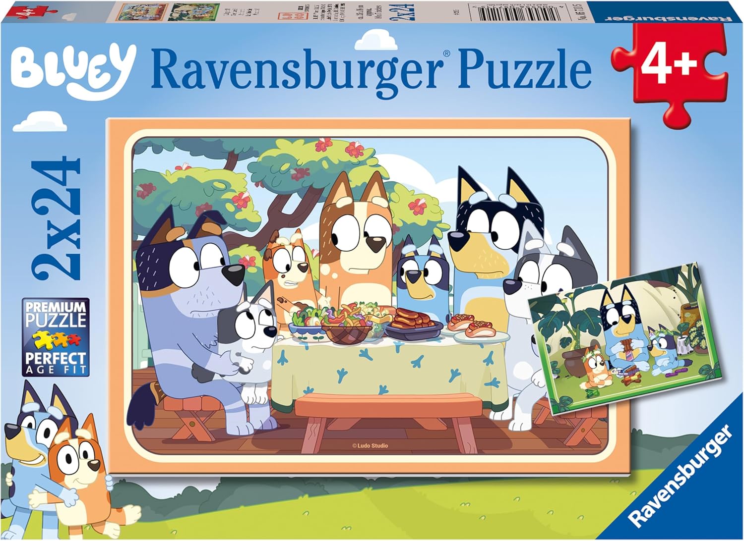 Bluey 2x24 Piece Jigsaw