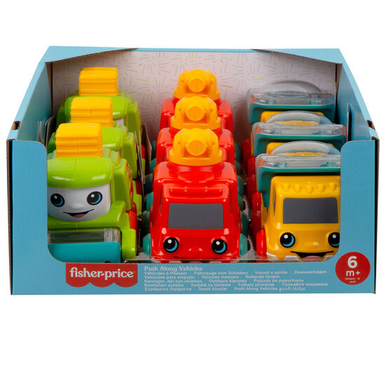 Fisher Price Push Along Vehicle Assortment
