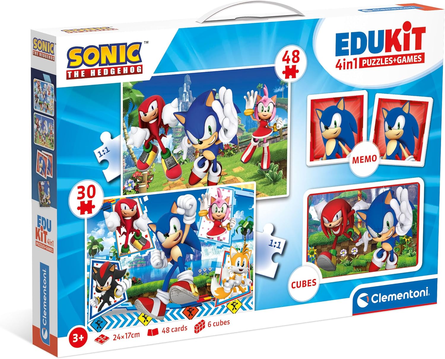 Clementoni Edukit 4in1 Sonic the Hedgehog Jigsaw