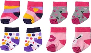 BABY born 2 Pack of Socks for 43cm Doll