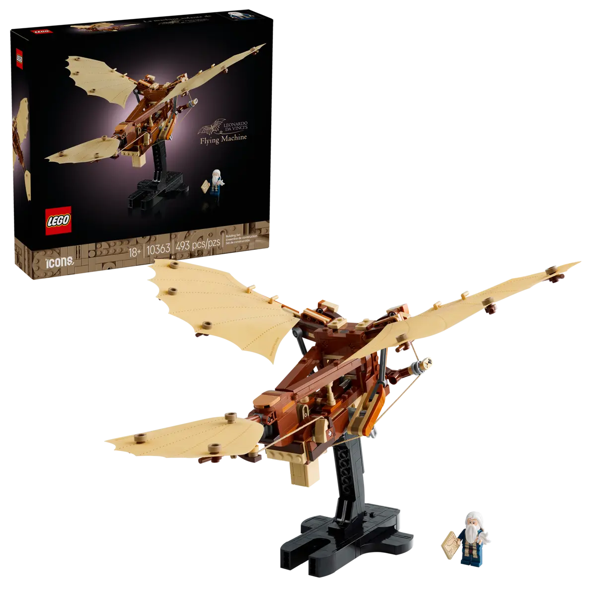 LEGO Icons 10363 Leonardo da Vincis Flying Machine