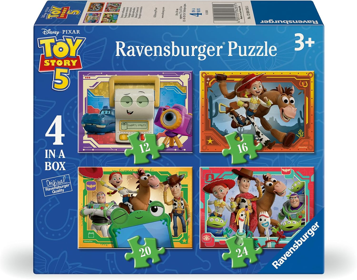 Toy Story 5 - 4 In A Box 12/16/20/24 Piece Jigsaws