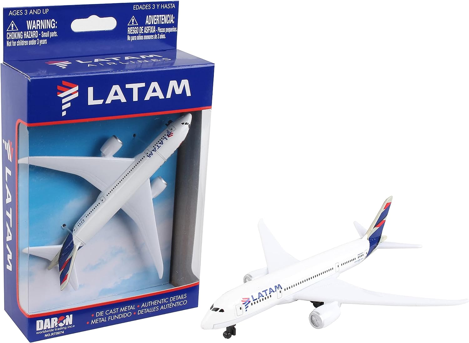 Daron Latam China Single Diecast Plane