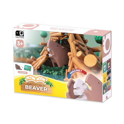 Halftoys Picture book - Beaver