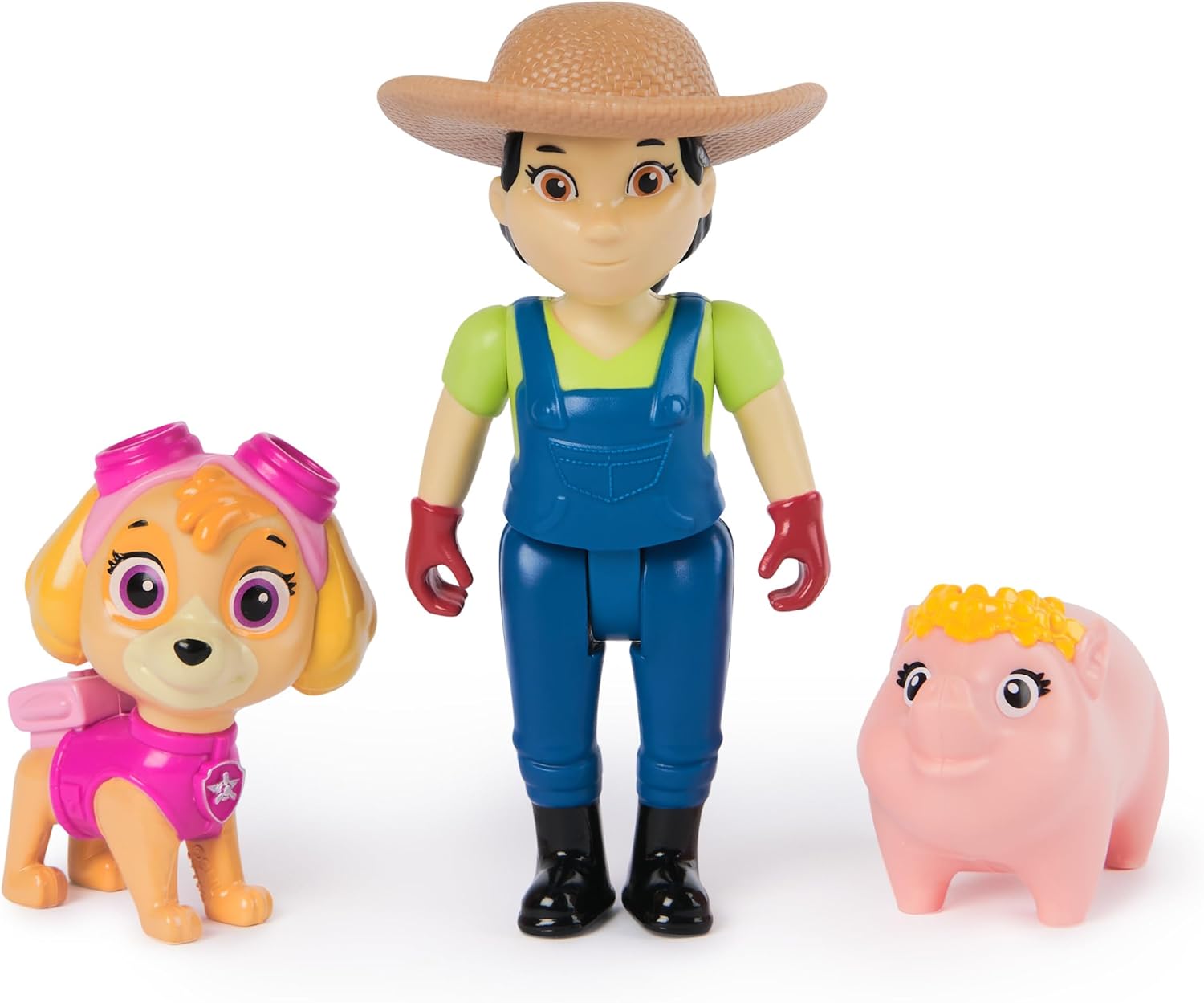 Paw Patrol Skye and Farmer Yumi Figure Set