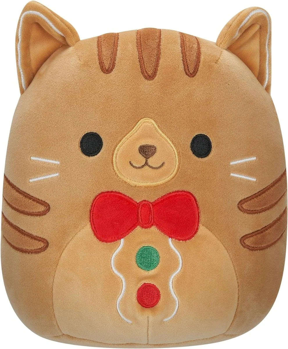 Squishmallows Xmas 7.5" Jones The Golden Brown Cat