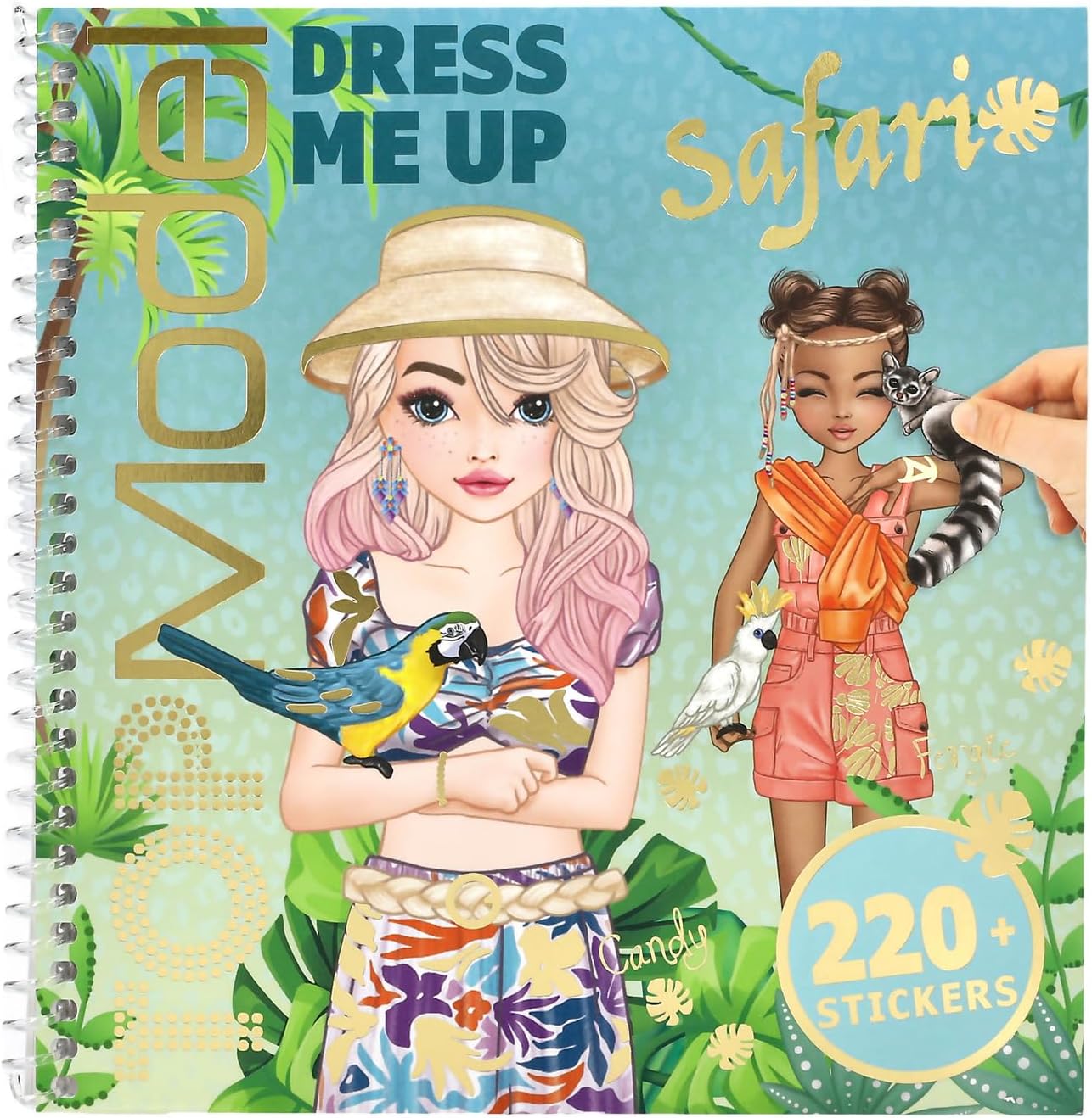 TOPModel Dress Me Up Stickerbook Safari