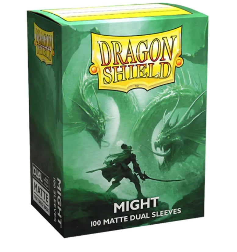 Dragon Shield - Dual Matte Standard Size Sleeves 100pk - Might Green