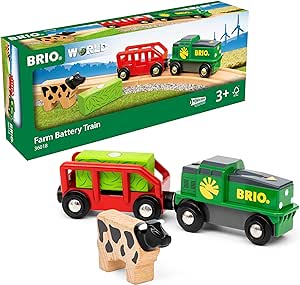 Brio Farm Battery Train
