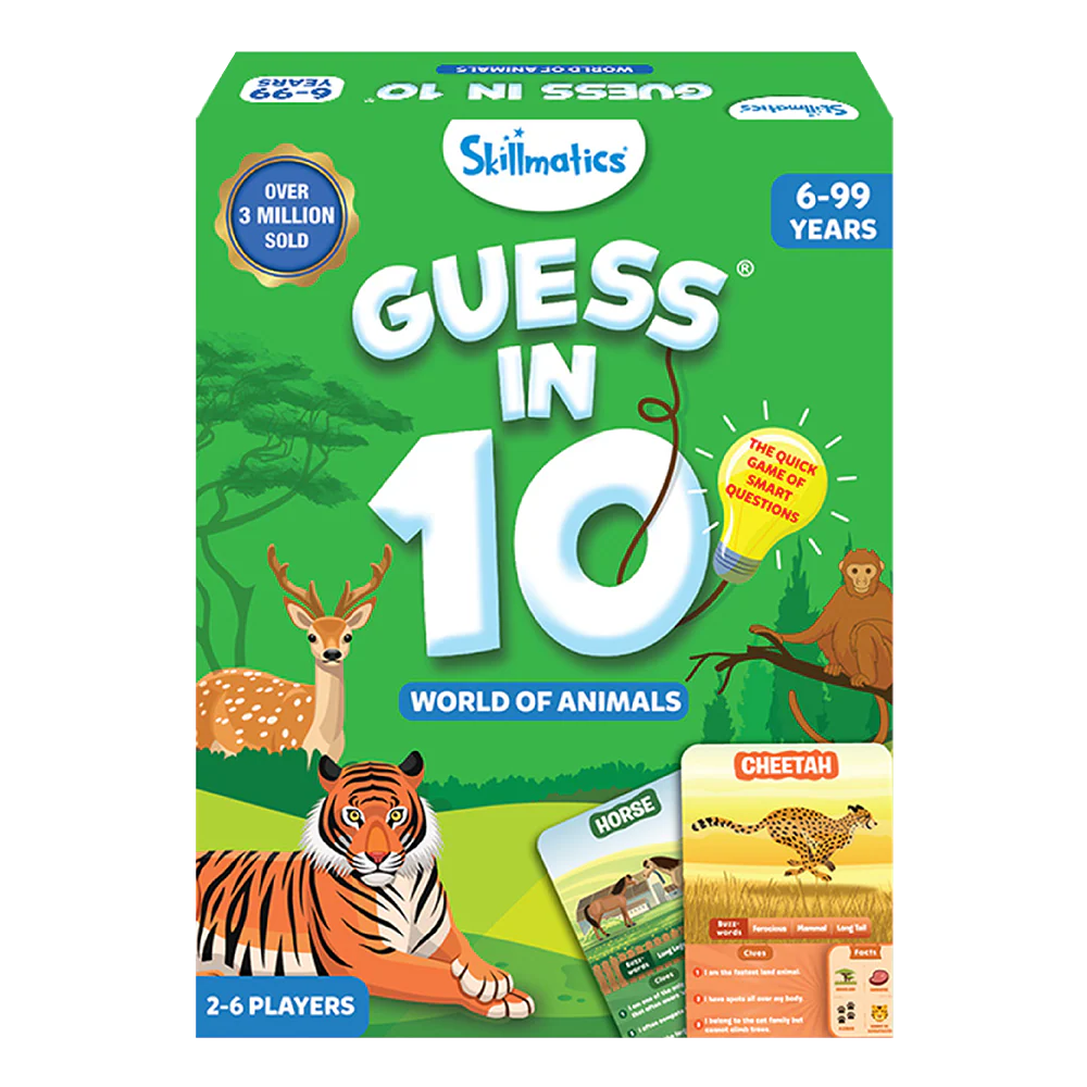 Skillmatics Guess in 10 Animals of the World