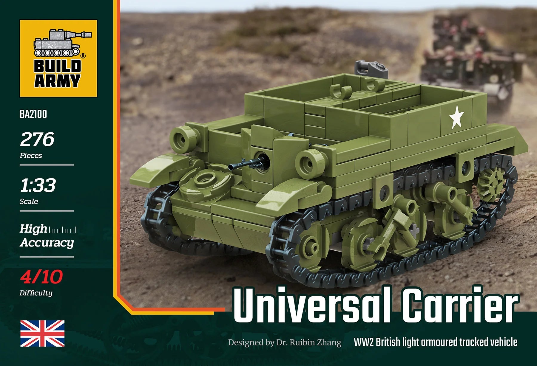 Build Army British Universal Carrier 276 pieces