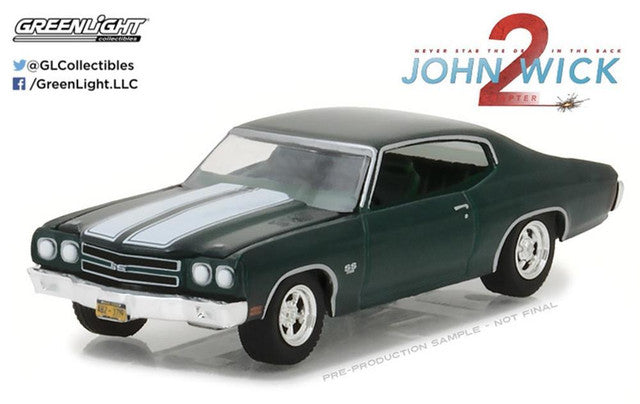 Greenlight Jon Wick 1970 Chevrolet Chevelle 1:43