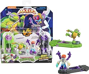 Akedo Teenae Mutant Ninja Turtles Versus Pack Donatello Vs Baxter