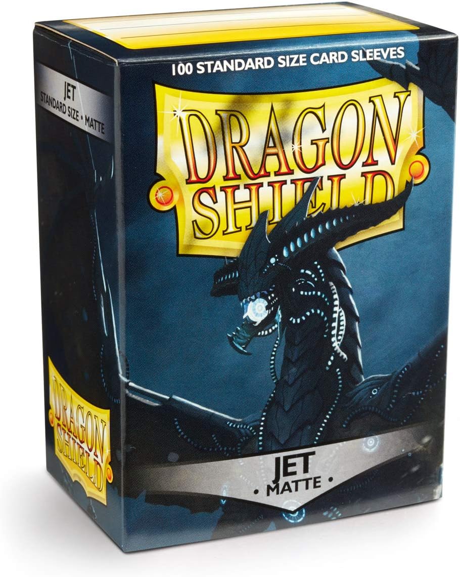 Dragon Shield - Matte Standard Size Sleeves 100pk - Jet