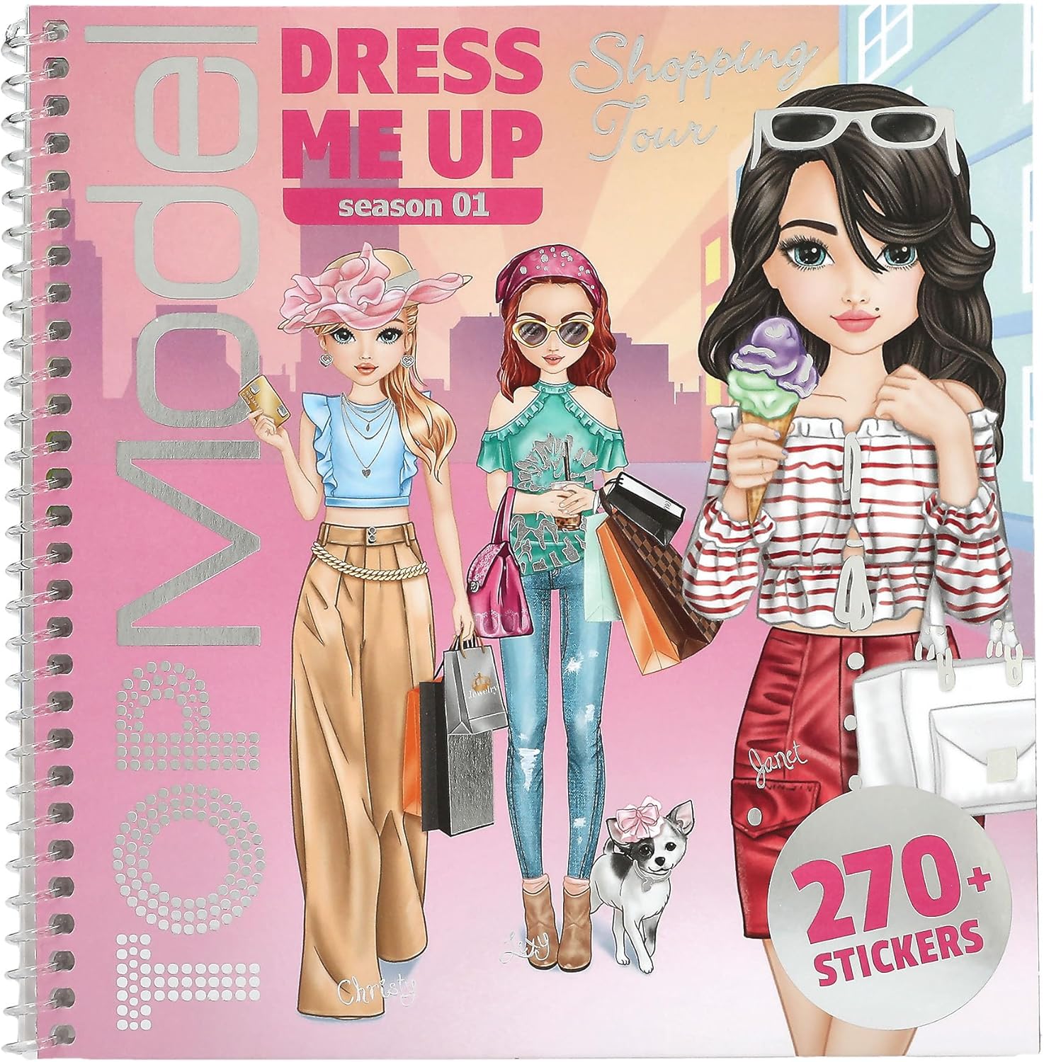 TOPModel Dress Me Up Stickerbook