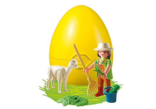 Playmobil Zookeeper with Alpaca