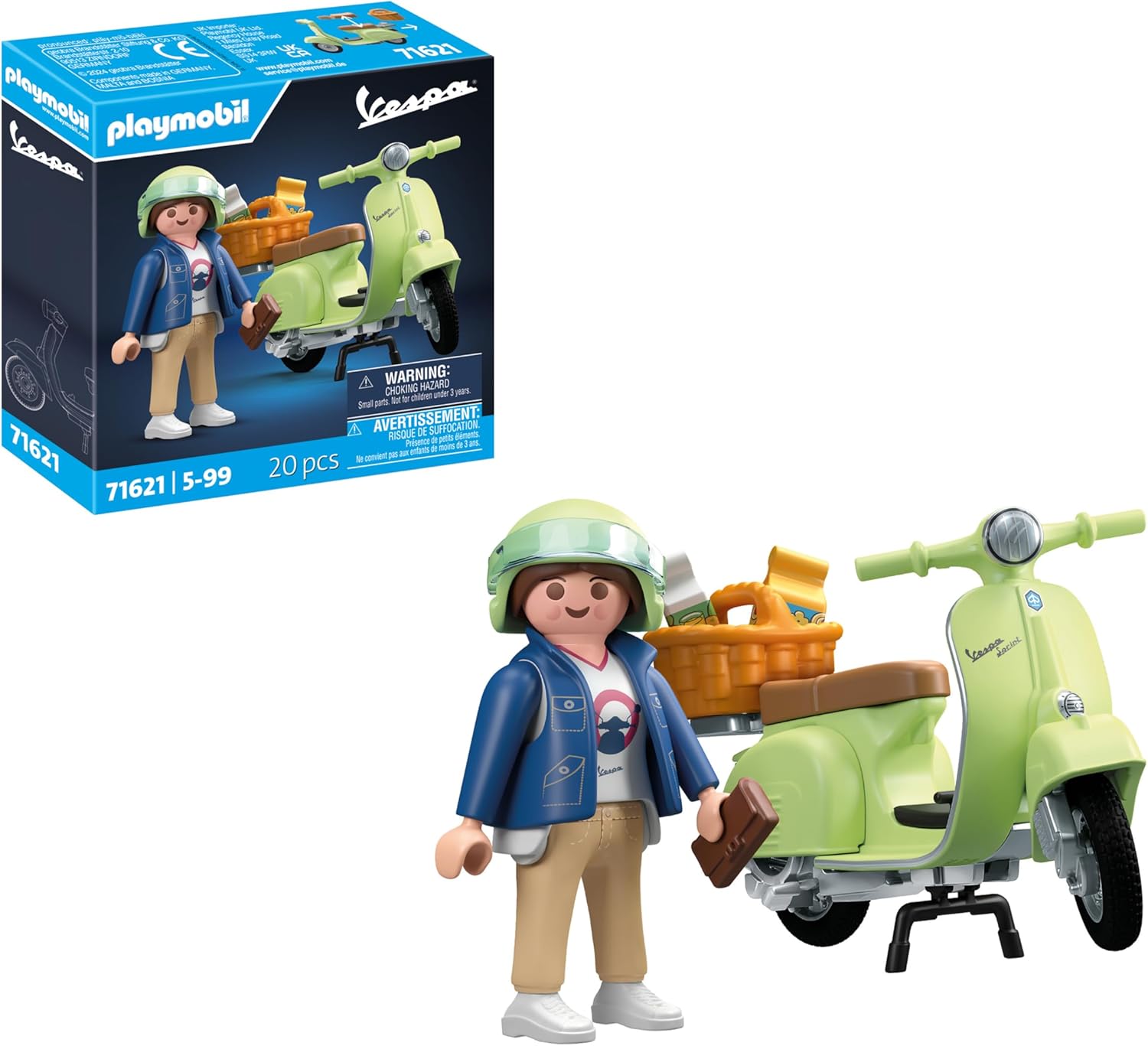 Playmobil 1969 Vespa 150 Sprint Veloce Lime Green