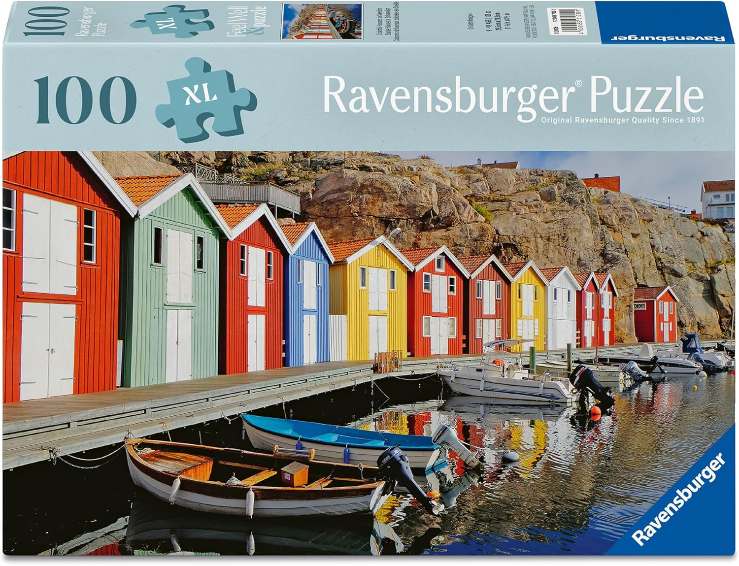 Colorful Houses in Sweden 100 XL Piece Jigsaw