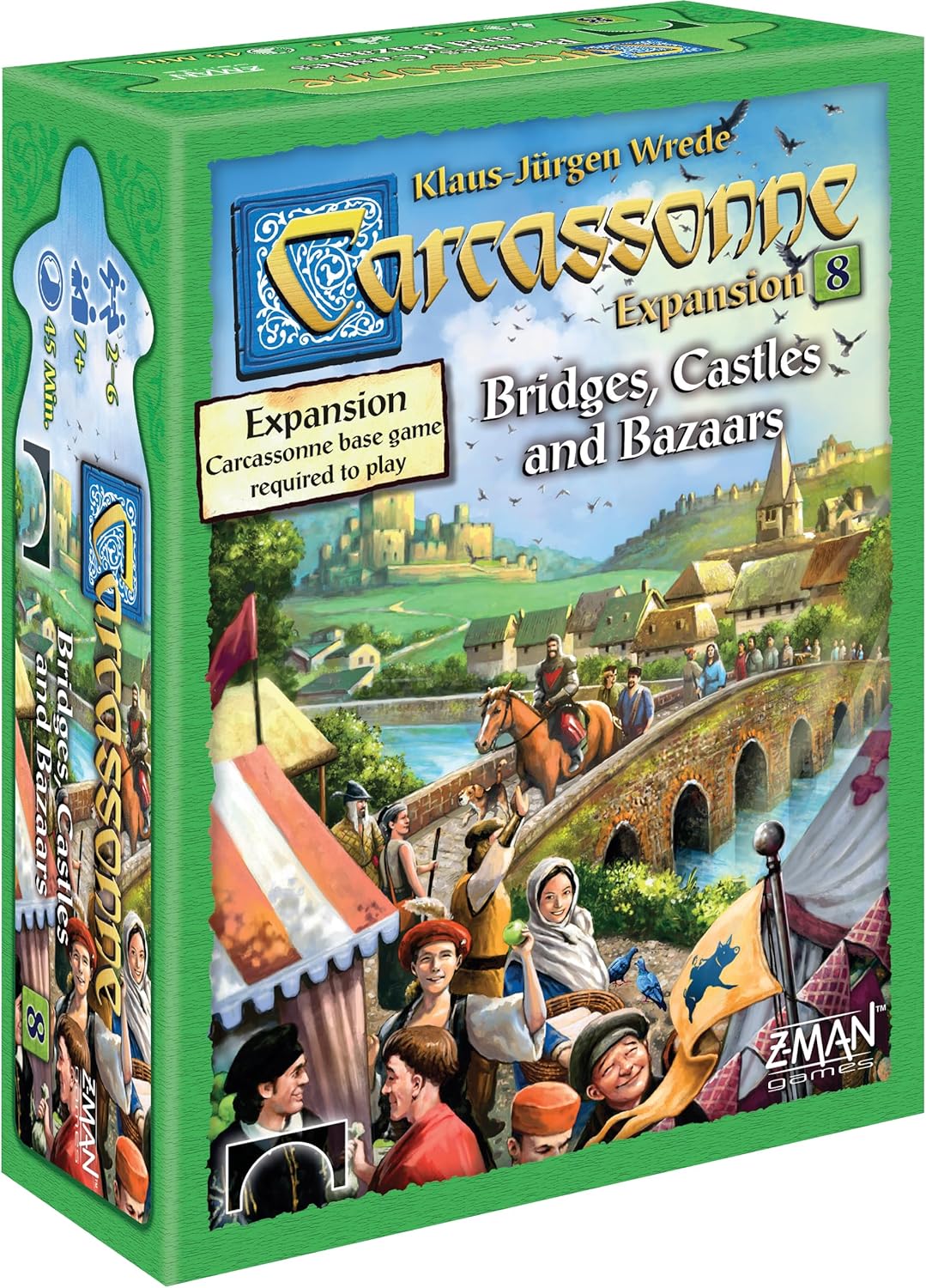 Carcassonne Bridges Castles & Bazaars Expansion Pack 8