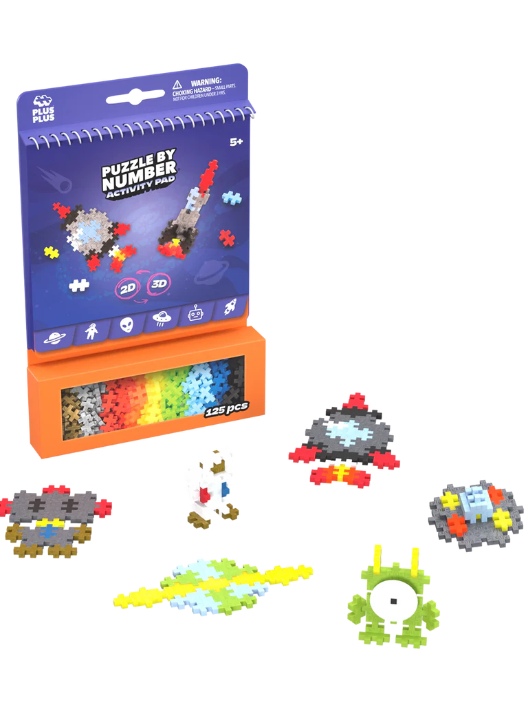 Plus-Plus Activity Pad - Space 125 pcs