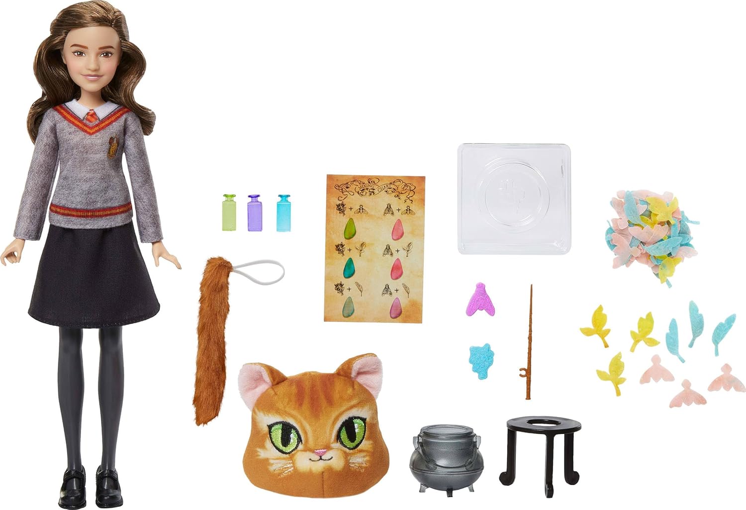 Hermione Granger Doll & Polyjuice Potions Playset
