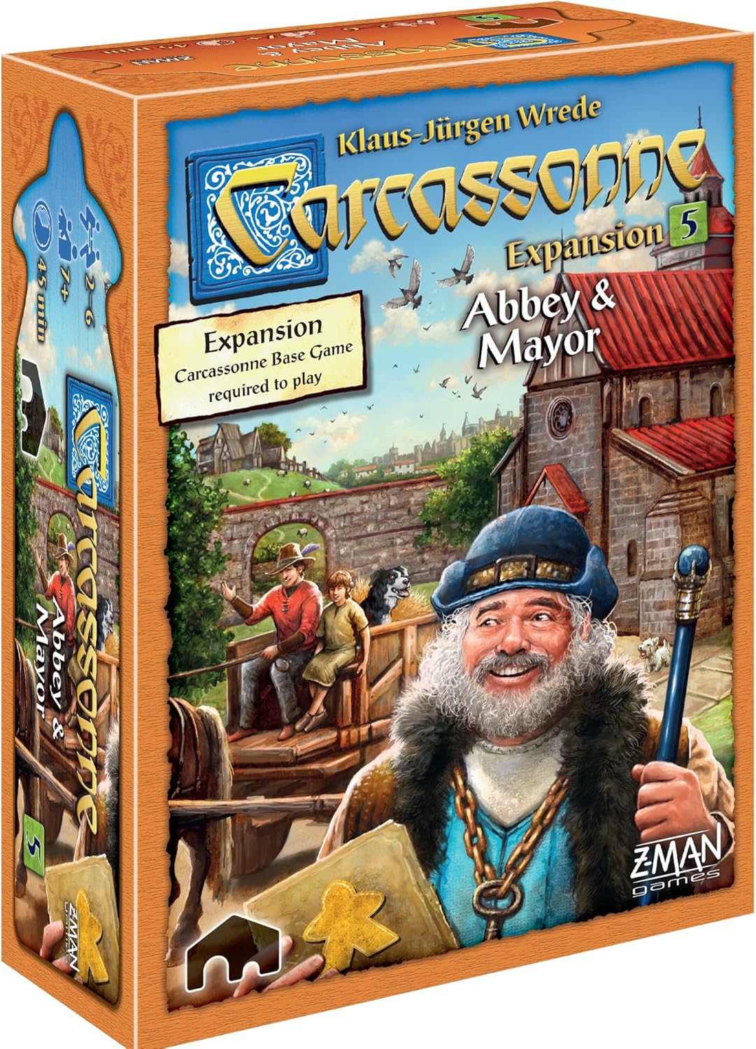 Carcassonne Abbey 5 Mayor Expansion Pack 5